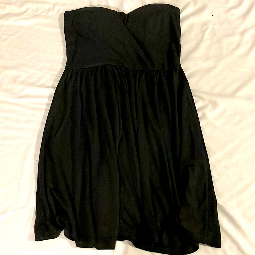 SPLASH BLACK STRAPLESS DRESS - Picture 5 of 6